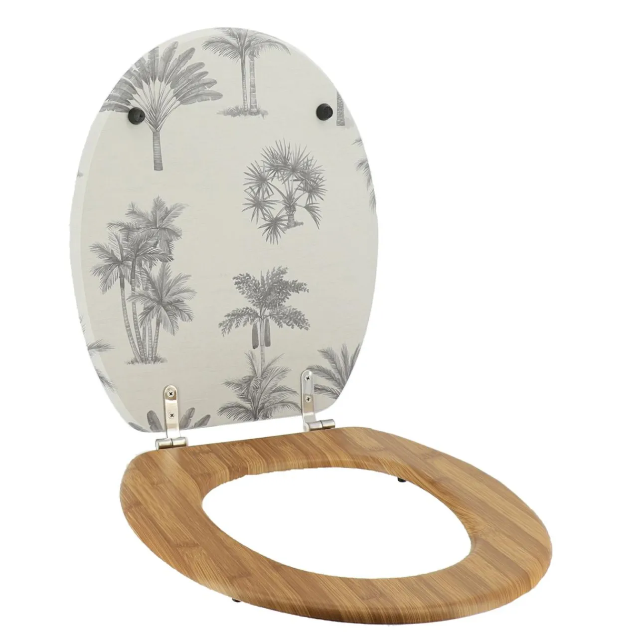 Accessoire Wc|TENDANCE Abattant WC 18 pouces MDF Arizona Dream Gris