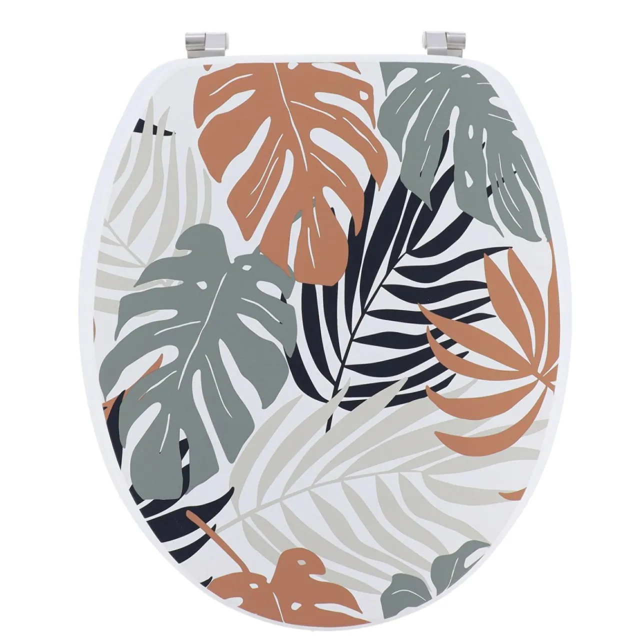 Accessoire Wc|TENDANCE Abattant WC 18 pouces MDF Ecrin Multicolore
