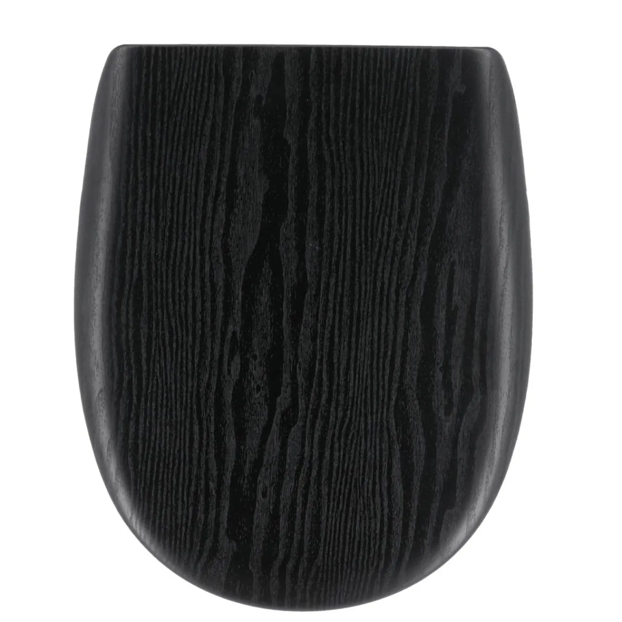 Accessoire Wc|TENDANCE Abattant WC 18 pouces MDF Façon Bois Scandi Noir