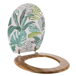 Accessoire Wc|TENDANCE Abattant WC 18 pouces MDF Jardin d'hiver Vert