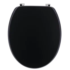 Accessoire Wc|TENDANCE Abattant WC 18 pouces MDF Primo Noir