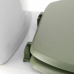 Accessoire Wc|TENDANCE Abattant WC 18 pouces Timeless uni Kaki Vert kaki