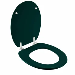 Accessoire Wc|douceur d'intu017drieur Abattant WC bois (37 x 46 cm) Jade Vert