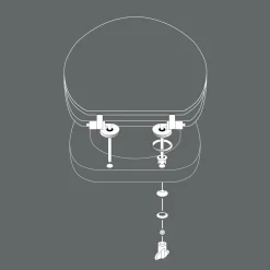 Accessoire Wc|douceur d'intu017drieur Abattant WC bois (37 x 46 cm) Jade Vert