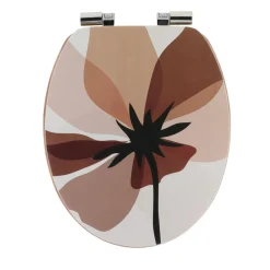 Accessoire Wc|TENDANCE Abattant WC frein de chute 18 pouces MDF Natural Simplicity Multicolore