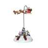 Village De Noël Lemax|LEMAX Accessoire animé (H33 cm) Père Noël volant dans les airs