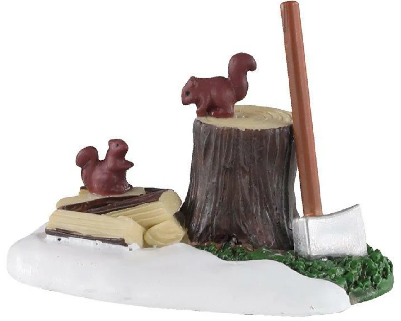 Village De Noël Lemax|LEMAX Accessoire Coupe du bois