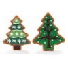 Village De Noël Lemax|LEMAX Accessoire (H6 cm) Lot de 2 sapins Biscuit sucré