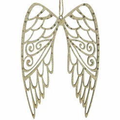 Décoration De Sapin|KAEMINGK Ailes d'ange à suspendre (H18 cm) Alia Or