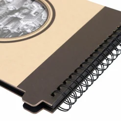 Objet Déco|OSTARIA Album photo spirale 60 pages Appareil photo Vintage Naturel