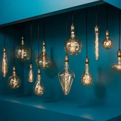 Guirlande Et Déco Lumineuse|ATMOSPHERA Ampoule lumineuse Larme torsadée Ambre