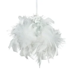 Décoration De Sapin|Feeric Lights & Christmas Ange à suspendre (H5,5 cm) Couronne Blanc