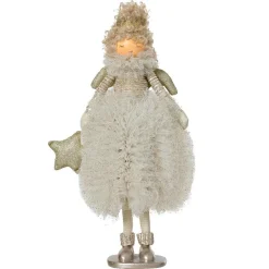 Père Noël, Animaux Et Personnage|KAEMINGK Ange de Noël debout (H43 cm) Etoile scandinave Dée Or