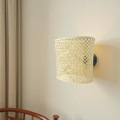 Applique|EMINZA Applique murale en bambou (H34 cm) Cadiz Naturel