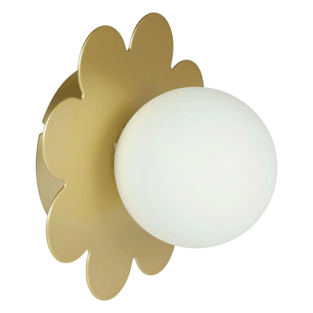 Applique|OSTARIA Applique murale métal (D15 cm) Nacre Dée Or