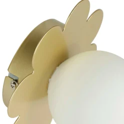 Applique|OSTARIA Applique murale métal (D15 cm) Nacre Dée Or