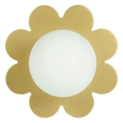 Applique|OSTARIA Applique murale métal (D15 cm) Nacre Dée Or