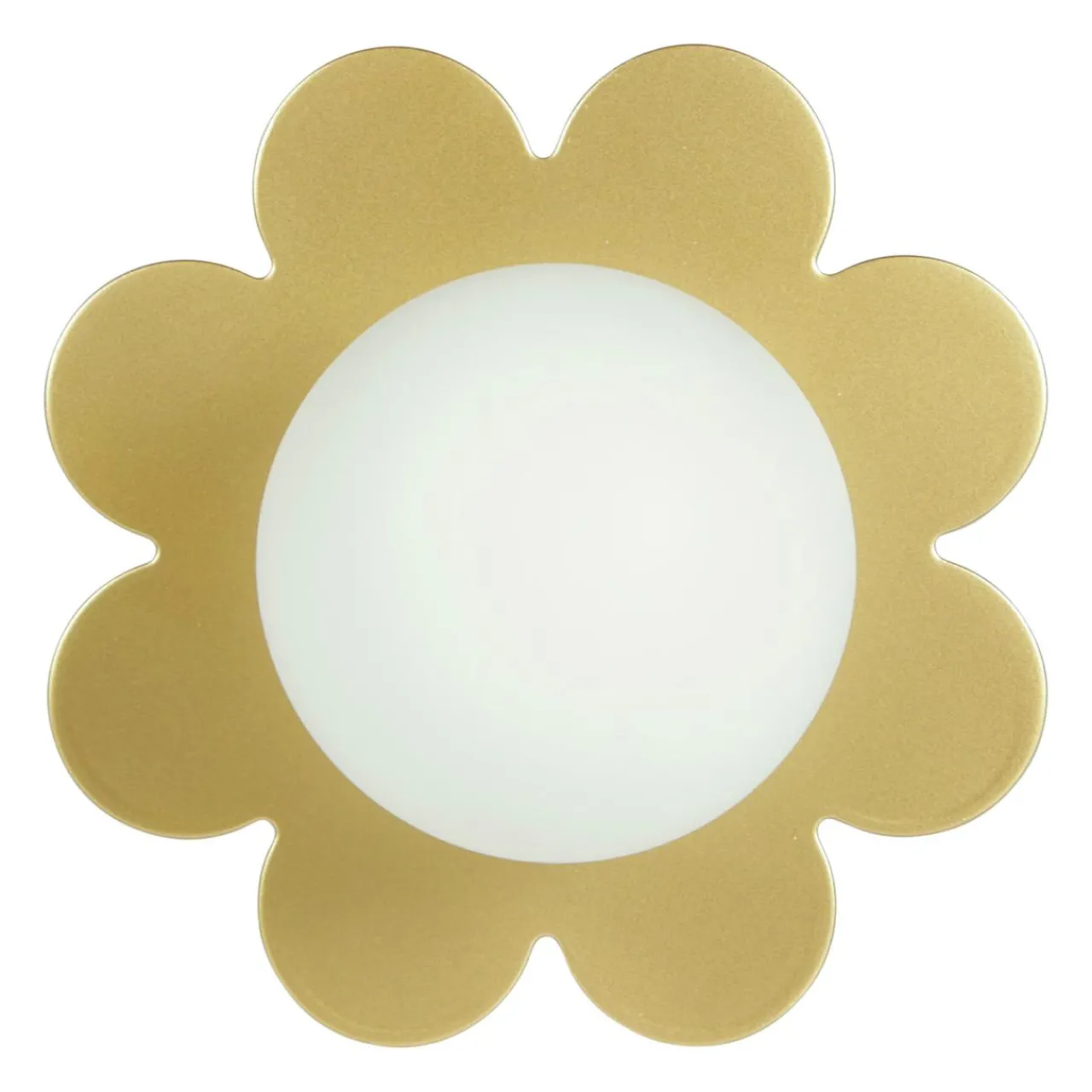 Applique|OSTARIA Applique murale métal (D15 cm) Nacre Dée Or