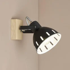 Applique|OSTARIA Applique murale orientable métal (14 x 17 cm) Studio e Noir