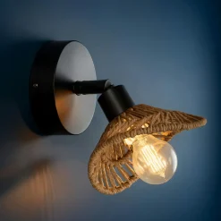 Applique|OSTARIA Applique murale papier et métal (H17 cm) Riva Naturel