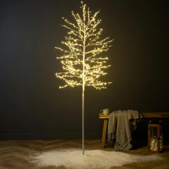 Arbre Lumineux|Arbre Lumineux|KAEMINGK Arbre lumineux 720 LED (180 cm) Peuplier Phellis Blanc chaud