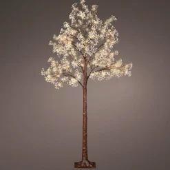 Arbre Lumineux|Arbre Lumineux|EMINZA Arbre lumineux 180 LED (H180 cm) Gypsophile givré Blanc chaud