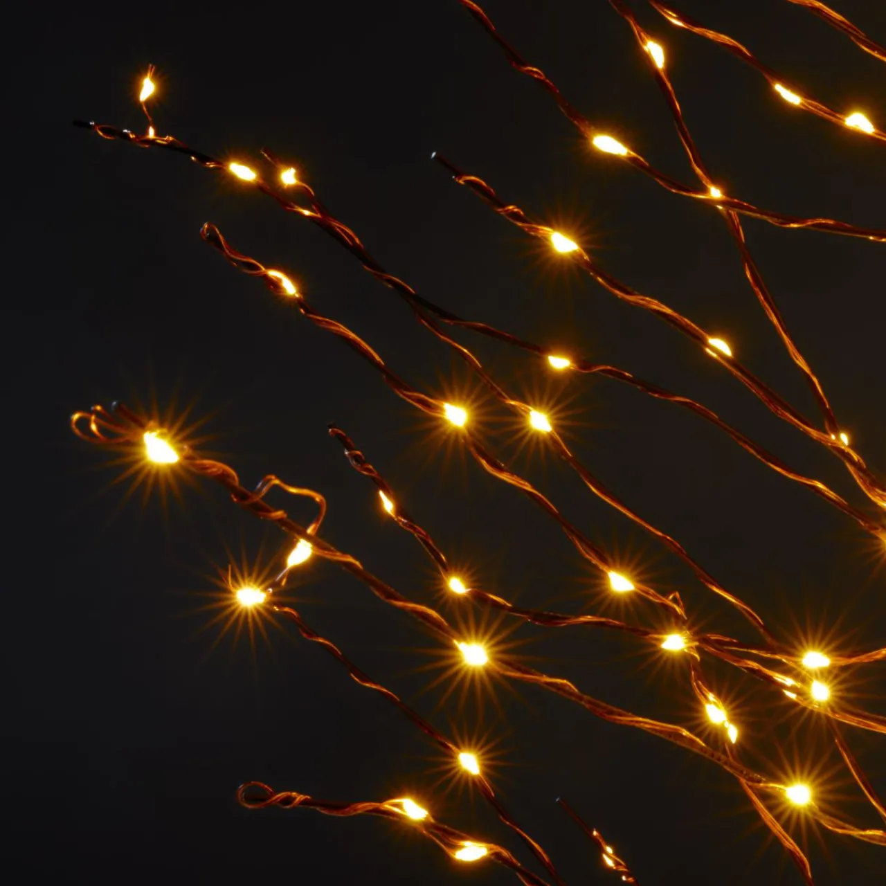 Personnage, Objet Grand Format|Arbre Lumineux|EMINZA Arbre lumineux 360 LED (H180 cm) Bouleau d'hiver Blanc Chaud doré