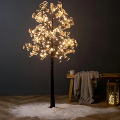 Arbre Lumineux|Arbre Lumineux|EMINZA Arbre lumineux 126 LED (H150 cm) Cerisier en fleurs Blanc chaud