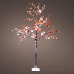 Personnage, Objet Grand Format|Arbre Lumineux|EMINZA Arbre lumineux 96 LED (H180 cm) Chêne enneigé Blanc chaud