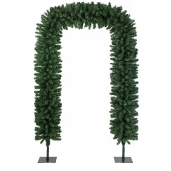 Sapin Grande Taille|Sapin Artificiel De Noël|EMINZA Arche décorative Géante (185 x H240 cm) Branches de sapins Sapin vert