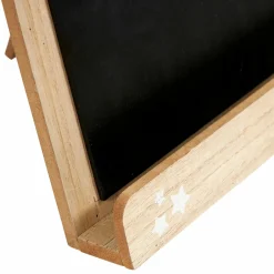 Jouet, Cadeau De Naissance|Objet Déco Enfant|OSTARIA Ardoise chevalet enfant bois (30 x 40 cm) Maison Marron