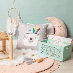 Objet Déco Enfant|Atmosphera createur d'interieur for kids Attrape-rêves mural (L60 cm) Dentelle Blanc