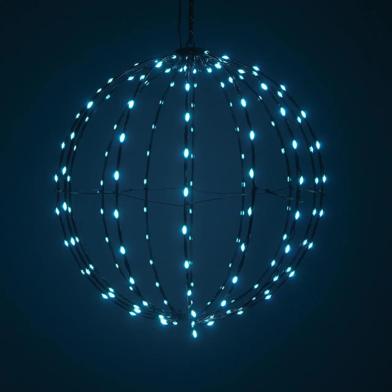 Déco Et Objet De Noël|Déco Et Objet Lumineux|KOOPMAN Ballon lumineux Digital 168 LED (D40 cm) Pliable Multicolore