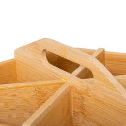 Rangement Et Organisateur|5 Five Simply Smart Boite à thé rotative bambou (22 x 12,5 cm) Néo Naturel