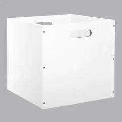 Panier Et Organisateur|ATMOSPHERA Boite de rangement (31 x 31 x 31 cm) Mano he Blanc