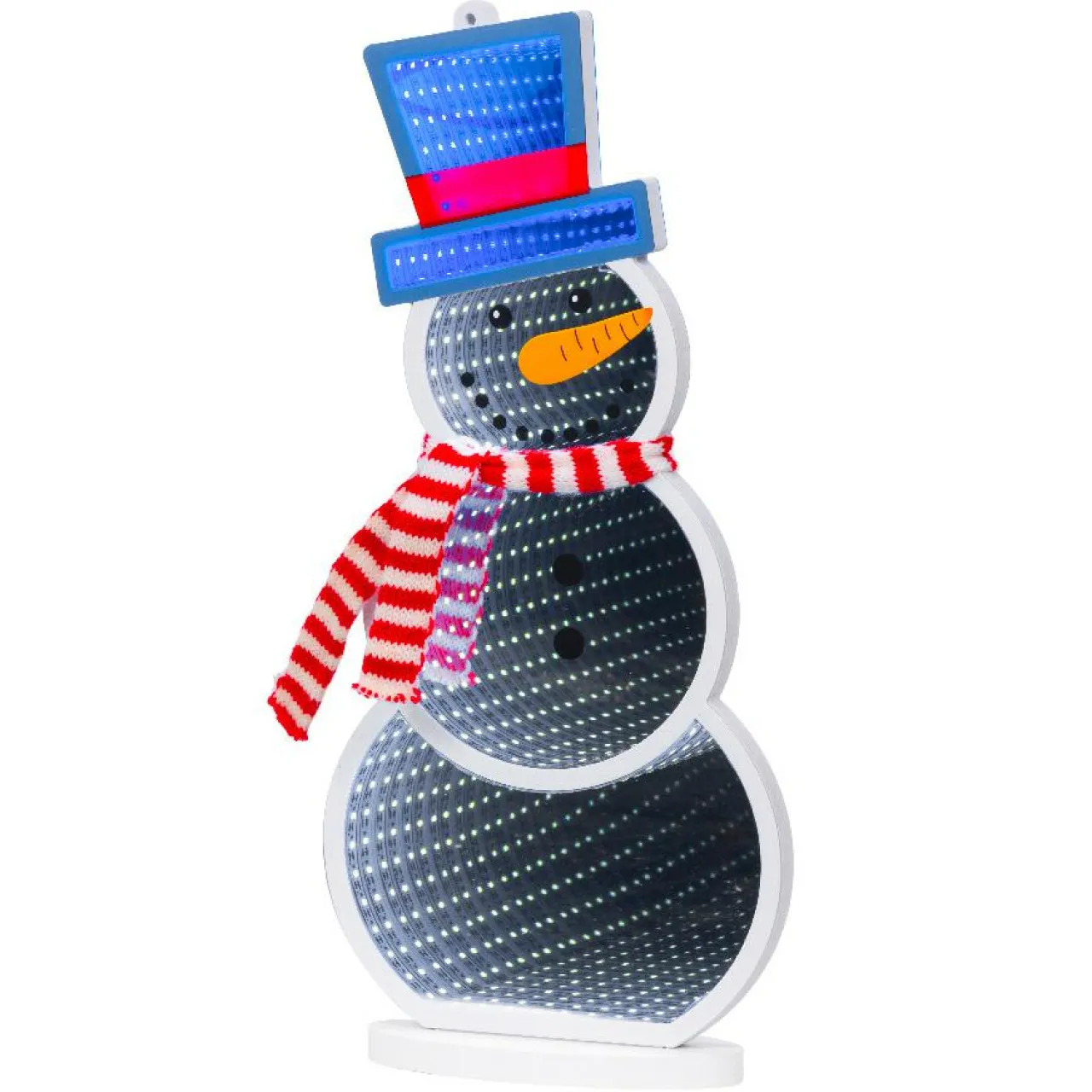 Père Noël, Animaux Et Personnage|Déco Et Objet De Noël|KAEMINGK Bonhomme de neige lumineux 137 LED (H40 cm) Infinity Multicolore