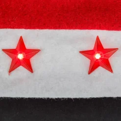 Bonnet, Chaussette Et Costume|Feeric Lights & Christmas Bonnet de Père Noël lumineux etoile pour adulte Rouge