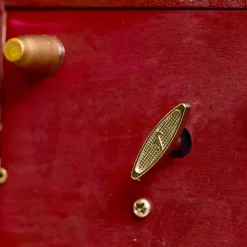 Père Noël, Animaux Et Personnage|KAEMINGK Boîte à musique (H30 cm) Casse noisette Timothé la royauté Vert et Bordeaux