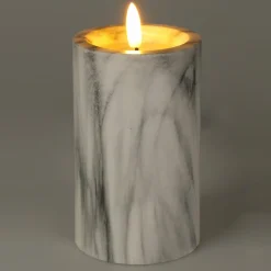 Bougie Et Photophore|KOOPMAN Bougie à piles LED (H12 cm) Emma Blanc