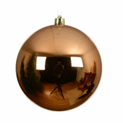 Boule Grand Format|Boule De Noël|KAEMINGK Boule de Noël (D200 mm) Alpine Cognac