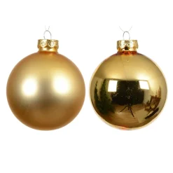 Boule De Noël|KAEMINGK Boule de Noël en verre (D100 mm) Béal Or