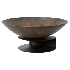 Brasero|#N/A Braséro d'extérieur (D60 x H50 cm) Flambo Brun antique Marron