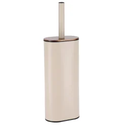 Accessoire Wc|TENDANCE Brosse WC couvercle acacia Season Color Beige
