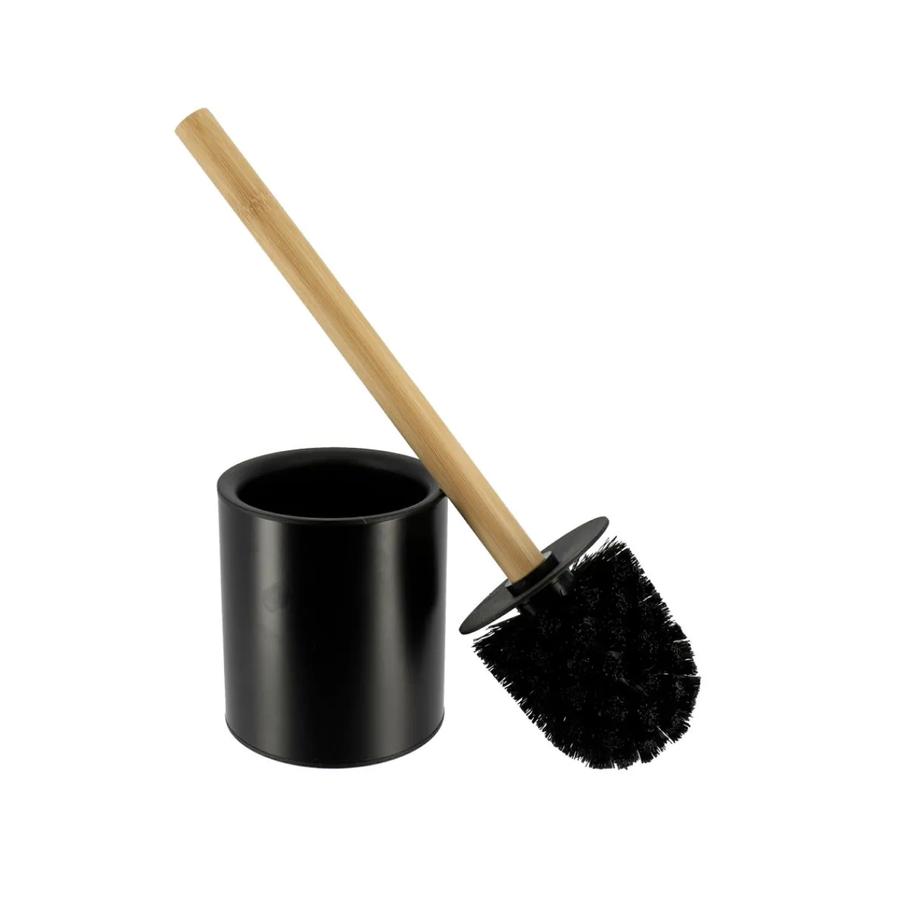 Accessoire Wc|TENDANCE Brosse WC métal Purebamboo Noir
