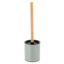 Accessoire Wc|TENDANCE Brosse WC métal Purebamboo Vert Eucalyptus