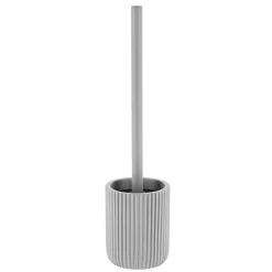 Accessoire Wc|TENDANCE Brosse WC Timeless Strié Gris clair