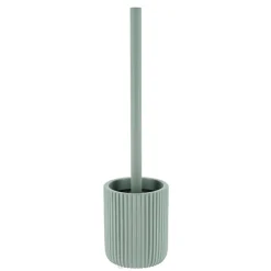Accessoire Wc|TENDANCE Brosse WC Timeless Strié Vert Eucalyptus
