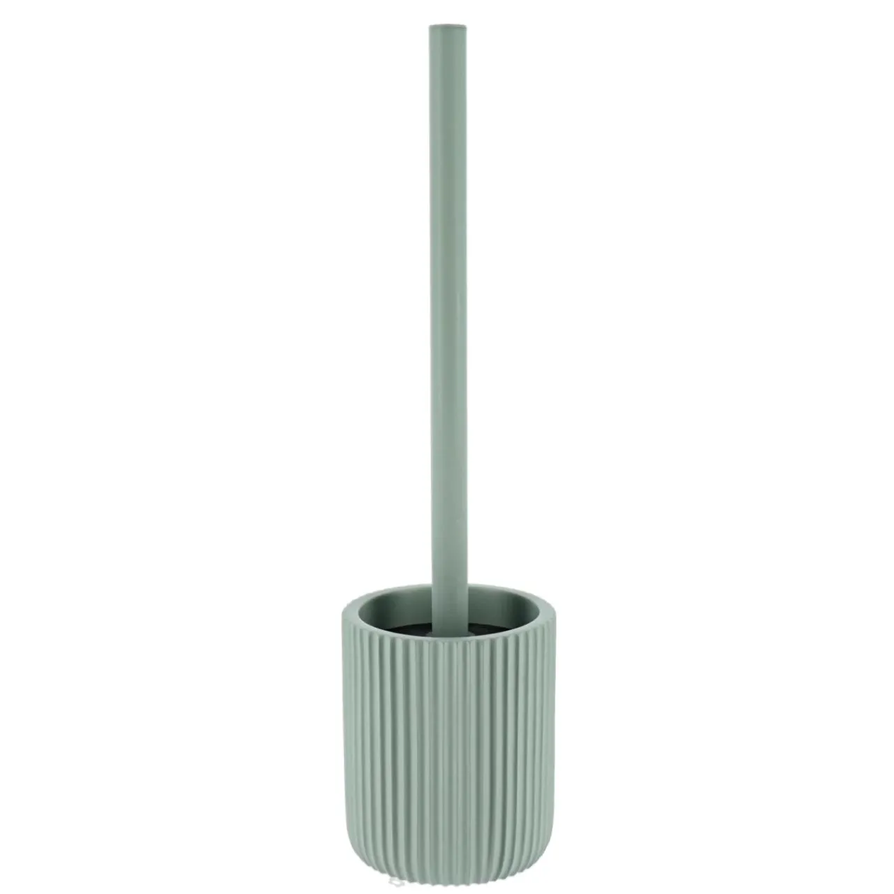 Accessoire Wc|TENDANCE Brosse WC Timeless Strié Vert Eucalyptus