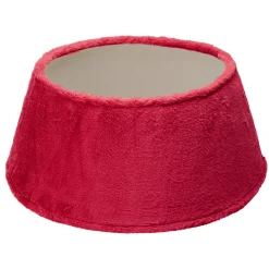 Cache Pied Sapin|KOOPMAN Cache pied de sapin (D55 cm) Fausse fourrure Rouge