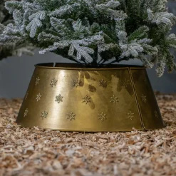 Cache Pied Sapin|KAEMINGK Cache pied de sapin métal (D57 cm) Antique Or